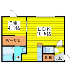 元町駅 徒歩8分 3階の物件間取画像